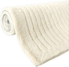 Tapis enroulé à poils longs
