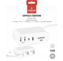 Skross Office Station avec puissance de 65 watts et divers ports USB