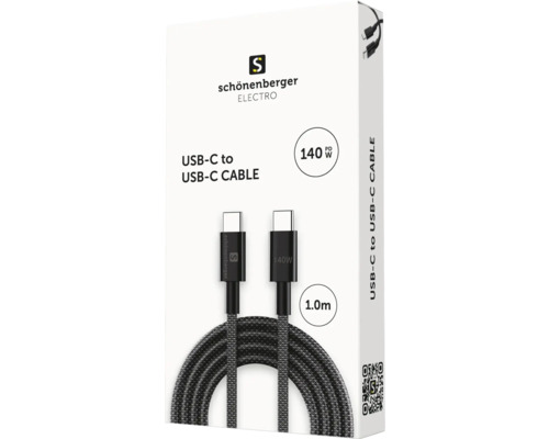 Schönenberger Elektro USB-C zu USB-C Kabel, 1 Meter