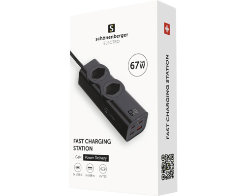 Emballage de la station de charge rapide Schönenberger Electro