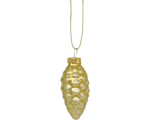 Zapfenförmiger Christbaumschmuck mit Aufhänger