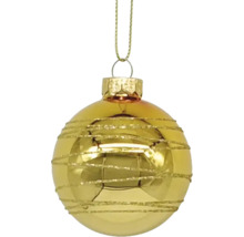 Weihnachtsbaumkugel mit Dekor