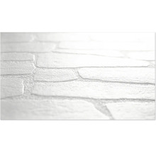 Gros plan d'une texture de mur en pierre blanche