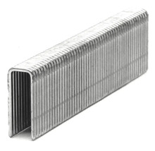 Nahaufnahme von Heftklammern für Tacker