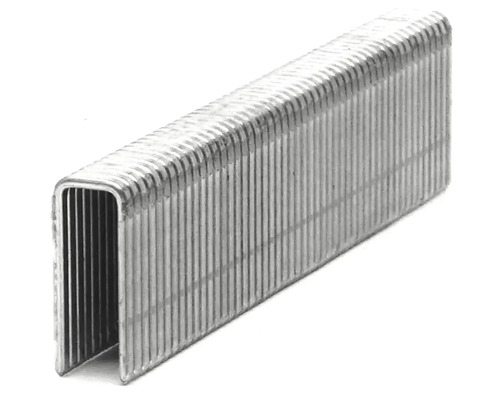 Nahaufnahme von Heftklammern für Tacker