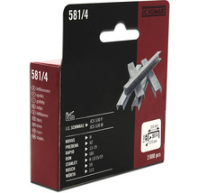 J.C. Schwarz 581/4 Heftklammern, 2000 Stück