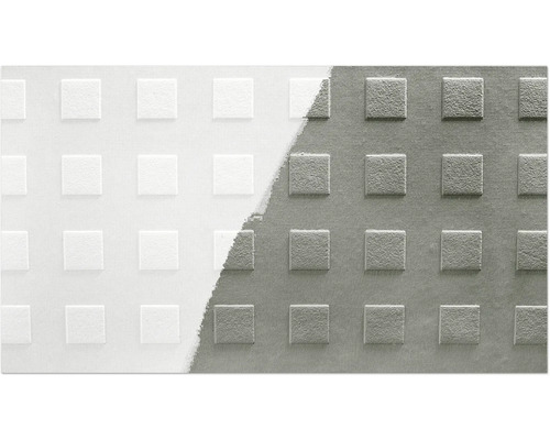 Textile avec motif carré en relief