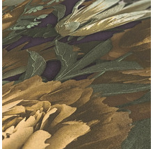 Nahaufnahme einer floral gemusterten Tapete.