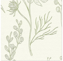 Illustration de plantes sur papier peint