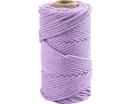 Lila Kordel auf einer Rolle