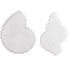 Zwei Giessformen in Blattoptik