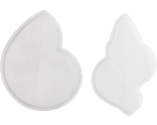 Zwei Giessformen in Blattoptik