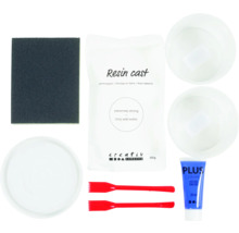 Kit de moulage en résine Kreativ Company avec tampon à poncer, gobelets doseurs, spatules et peinture