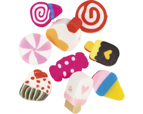 Gommes à effacer en forme de bonbons