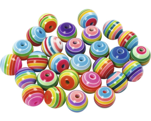 Mehrfarbige Perlen für Bastelarbeiten