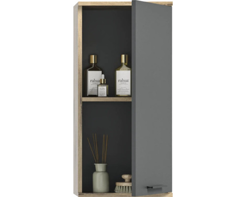 Armoire de salle de bains avec deux étagères pour ranger les accessoires de salle de bains