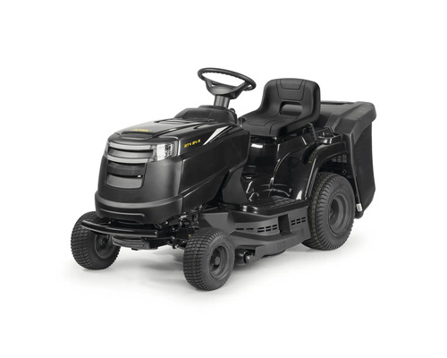 Tracteur de pelouse noir