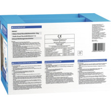 Kit d'étanchéité pour douches Knauf avec revêtement d'étanchéité, bande d'étanchéité et manchettes