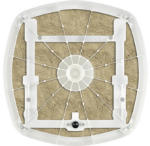 Dessous d'un refroidisseur d'air avec coussin rafraîchissant