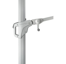 Logo Suncomfort by Glatz sur un parasol