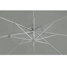 Vue de dessous d'un parasol avec baleines