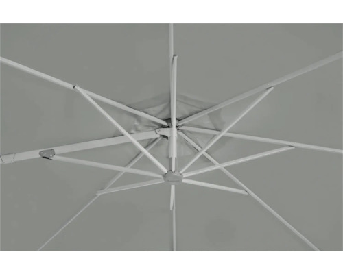 Vue de dessous d'un parasol avec baleines