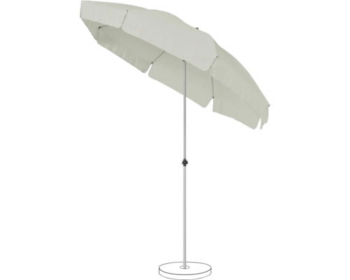 Parasol de jardin avec support