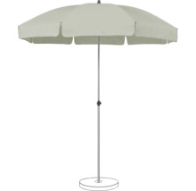 Parasol de jardin avec abat-jour rond et mât central