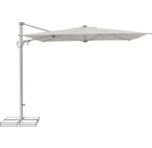 Parasol à bras libre avec pied de parasol pour le jardin