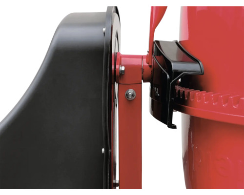 Vue détaillée d'une bétonnière