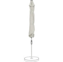 Parasol fermé avec support