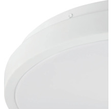 Detailaufnahme einer runden Deckenleuchte