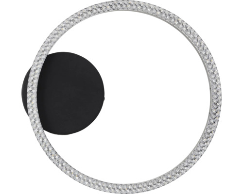 Applique murale circulaire avec structure en cristal décorative