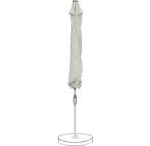 Parasol fermé avec support