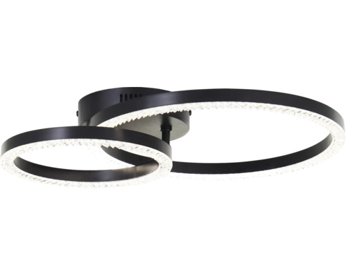 Plafonnier LED avec deux anneaux