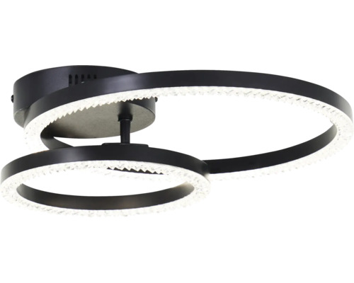 Plafonnier avec anneaux LED