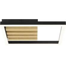 Plafonnier LED avec décor en bois