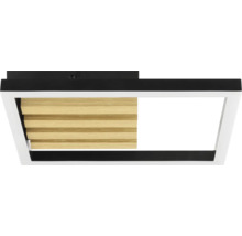 Plafonnier avec décor en bois