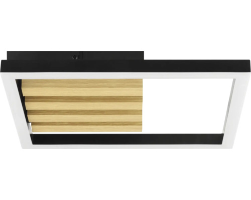 Plafonnier avec décor en bois