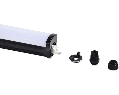 LED Feuchtraumleuchte mit Montagezubehör