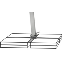 Support de parasol pour un maintien sûr du parasol