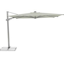 Parasol déporté avec pied pour le jardin ou la terrasse
