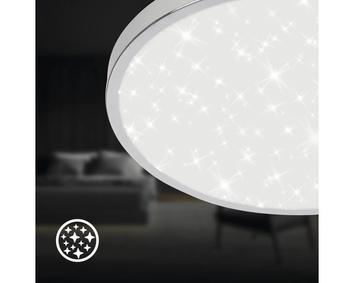 Runde Deckenleuchte mit Sterneneffekt