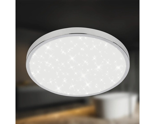 Runde LED Deckenleuchte mit Sterneffekt