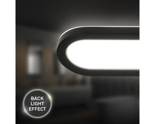 LED-Leuchte mit Hintergrundbeleuchtungseffekt