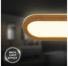 Holzlampe mit Hintergrundbeleuchtung