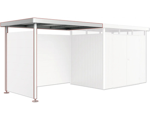 Abri autoportant avec espace de rangement