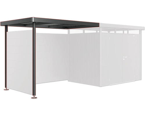 Abri à vélos couvert avec parois latérales