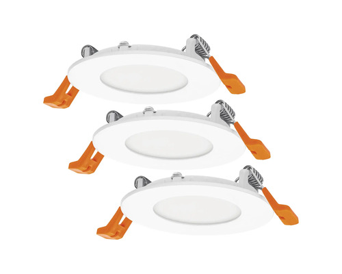 Drei LED Einbaustrahler