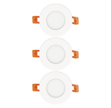 Drei LED Einbaustrahler